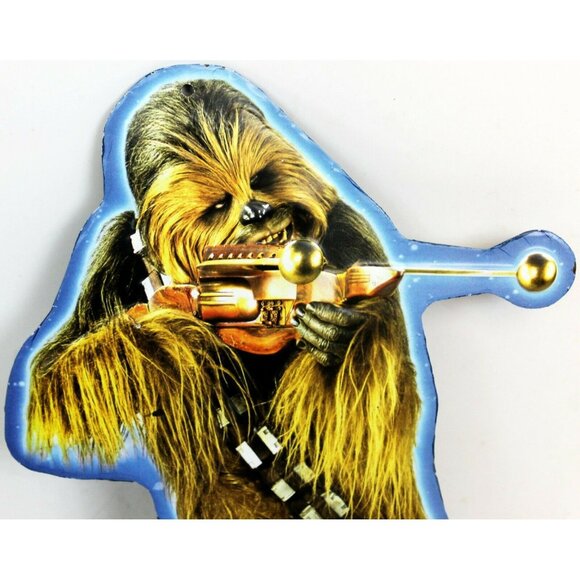 Open Road Star Wars Chewbacca Chewy Metal Tin Sign Wall Art 14" Silhouette - Picture 2 of 7